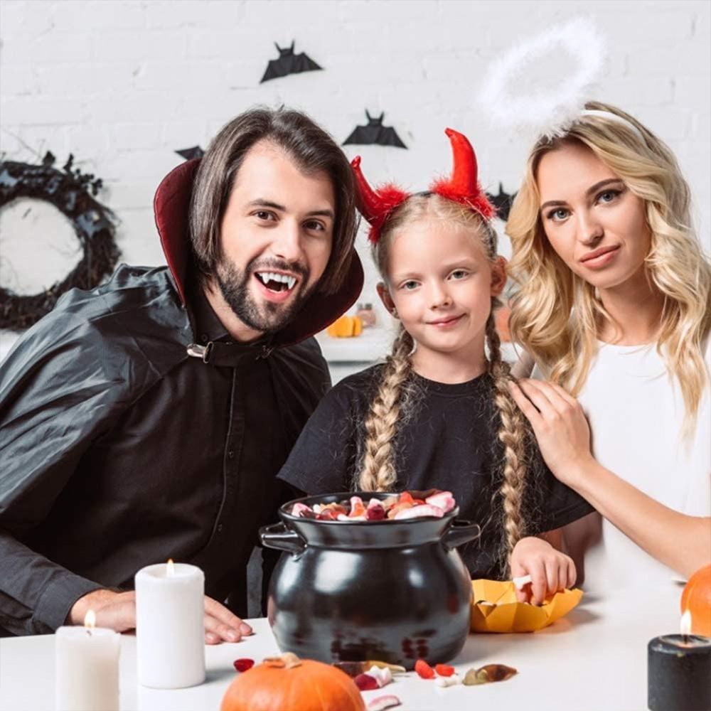 Retractable Halloween Vampire Fangs for Realistic Costume Look