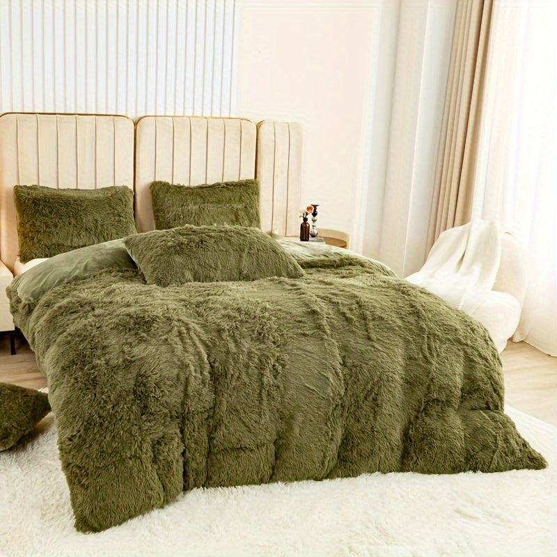 Quilt Cover Set | Wrinkle-Resistant | Soft Cozy Warmth | Polyester