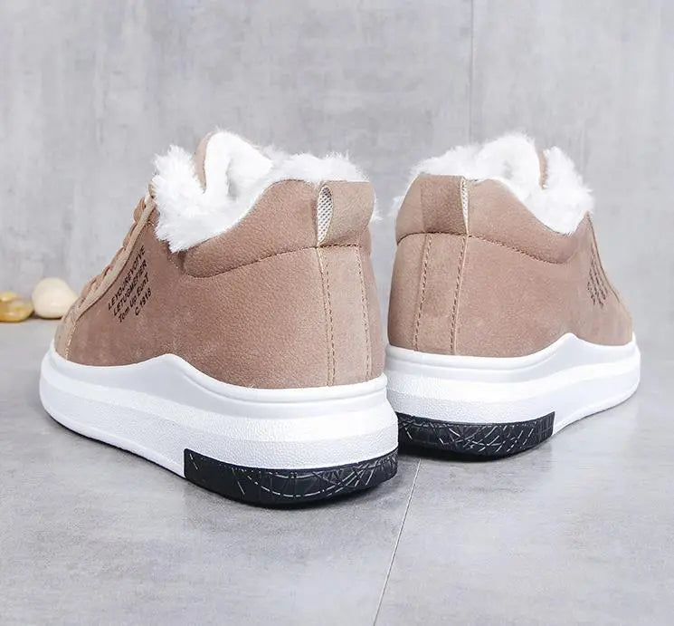 Winter Sneakers | Plush Lining | Warm Comfort All Day | Synthetic
