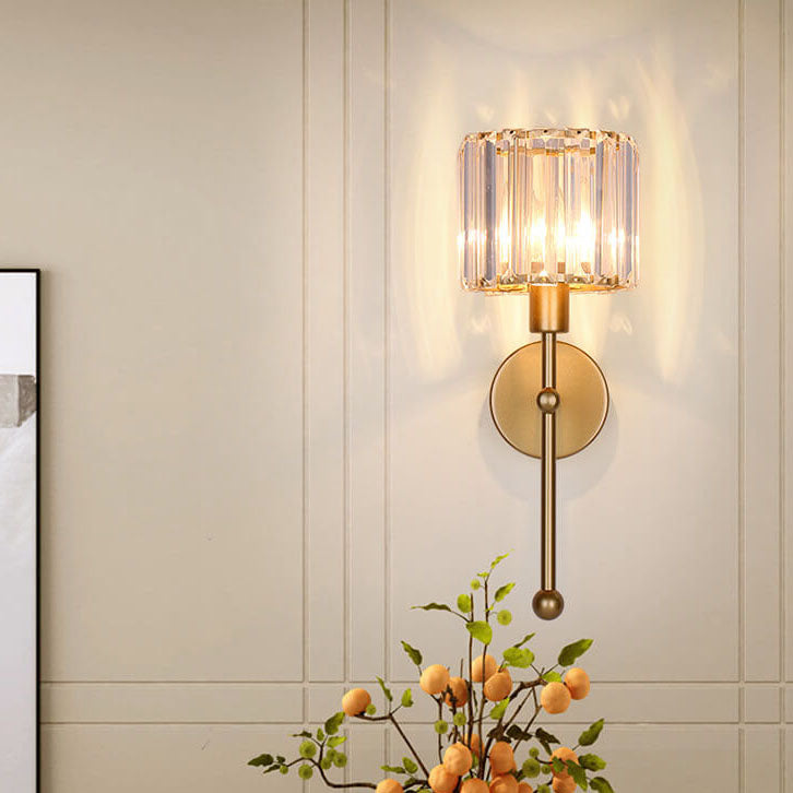 Taavita Light Luxury Crystal Bird Wall Lamp 1-Light Wall Lamp