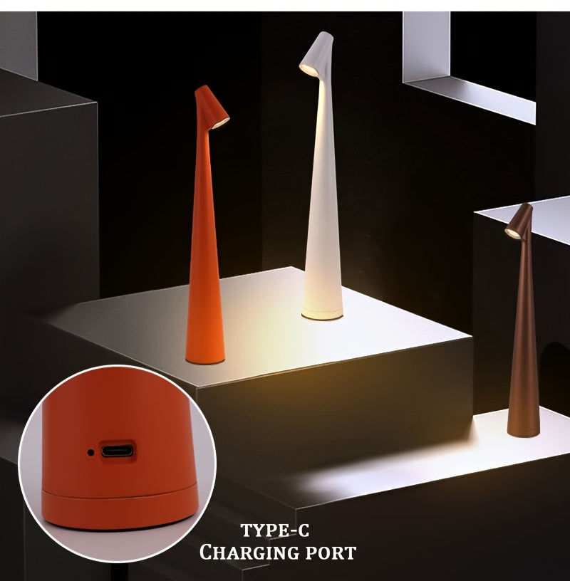 Versatile Rechargeable Touch Lamp – 3 Adjustable Light Settings