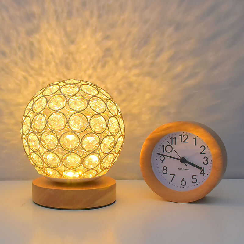 AuraGlow Rechargeable LED Table Lamp with USB Port