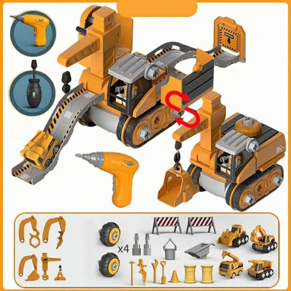 BuildMaster Kids Construction Kit with Electric Screwdriver