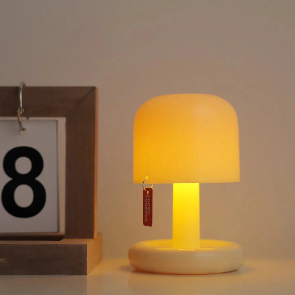 Portable LED Table Lamp | USB Rechargeable Mini Sunset Light | Warm Ambient Glow | Compact & Eco-Friendly Design