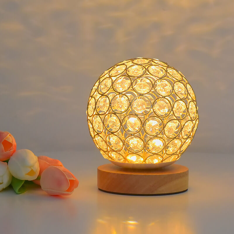 AuraGlow Rechargeable LED Table Lamp with USB Port