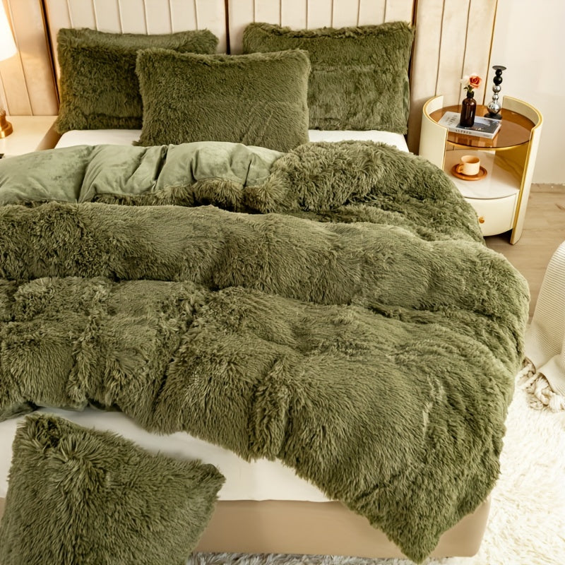 Quilt Cover Set | Wrinkle-Resistant | Soft Cozy Warmth | Polyester