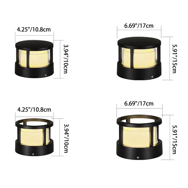 Taavita Waterproof Solar LED Garden Lawn Light Outdoor Lamp