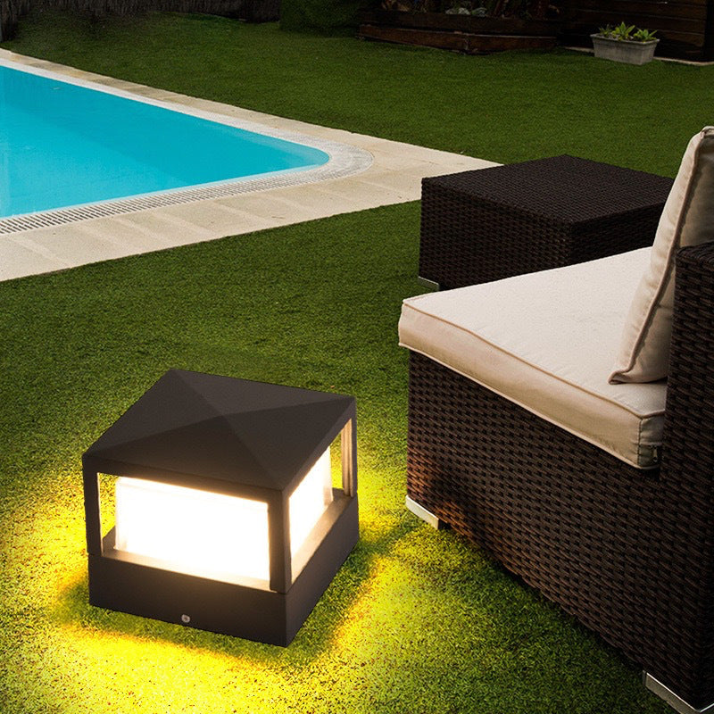 Taavita Waterproof Solar LED Garden Lawn Light Outdoor Lamp