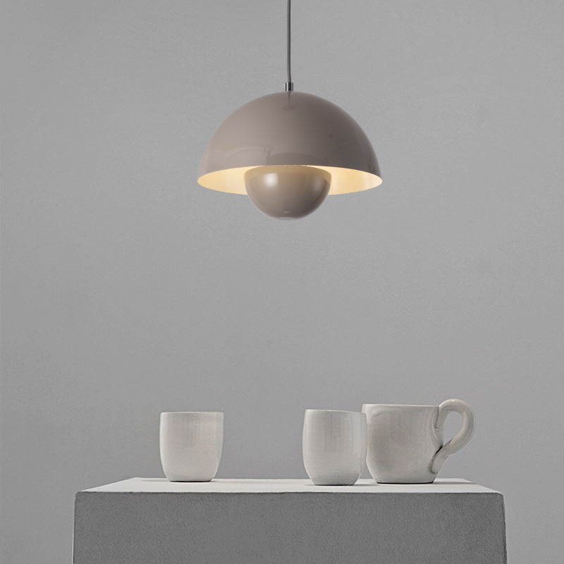Pendant Light | Flowerpot Double-Sphere Shade | Adjustable Height | Durable Design