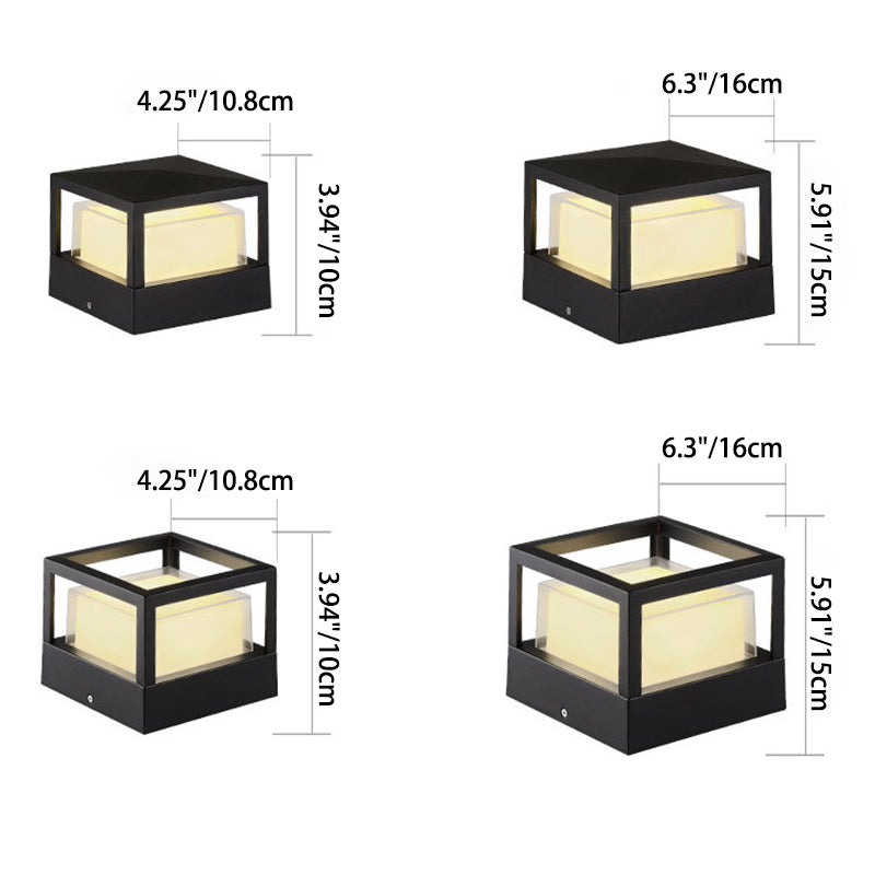 Taavita Waterproof Solar LED Garden Lawn Light Outdoor Lamp