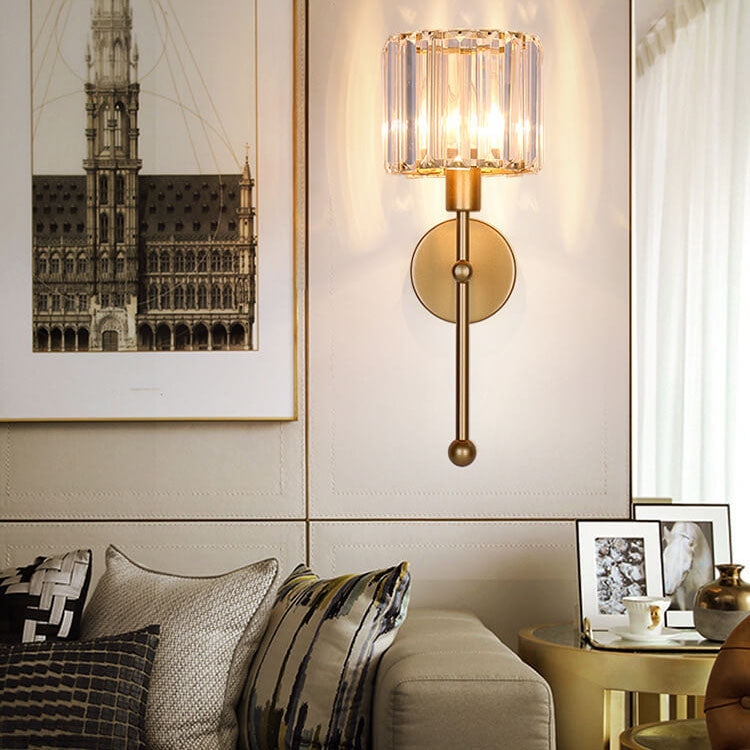 Taavita Light Luxury Crystal Bird Wall Lamp 1-Light Wall Lamp