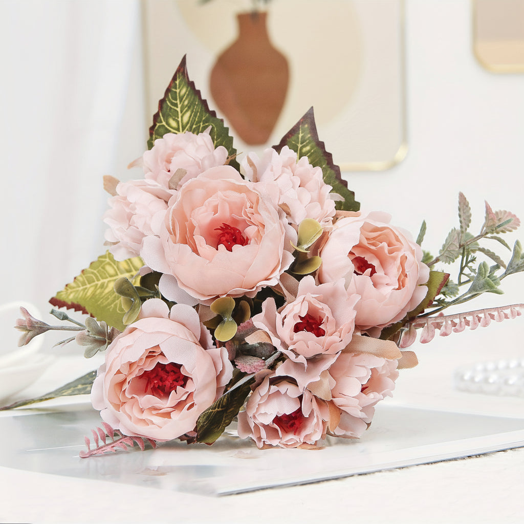 Elegant Peony Bouquet for Mother's Day Home Styling