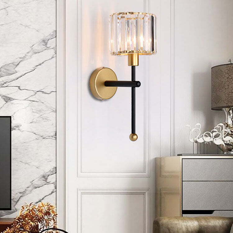 Taavita Light Luxury Crystal Bird Wall Lamp 1-Light Wall Lamp