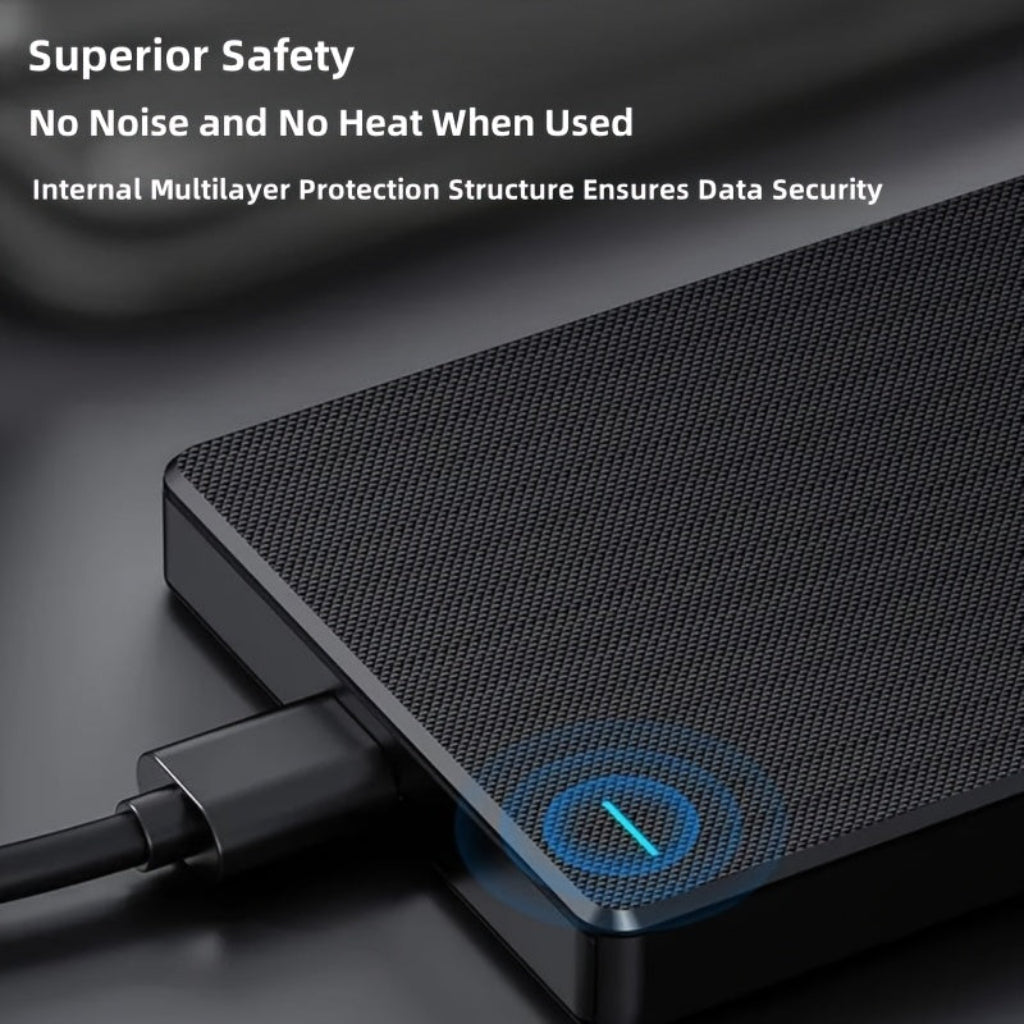 4TB Slim External SSD for Effortless PC Storage
