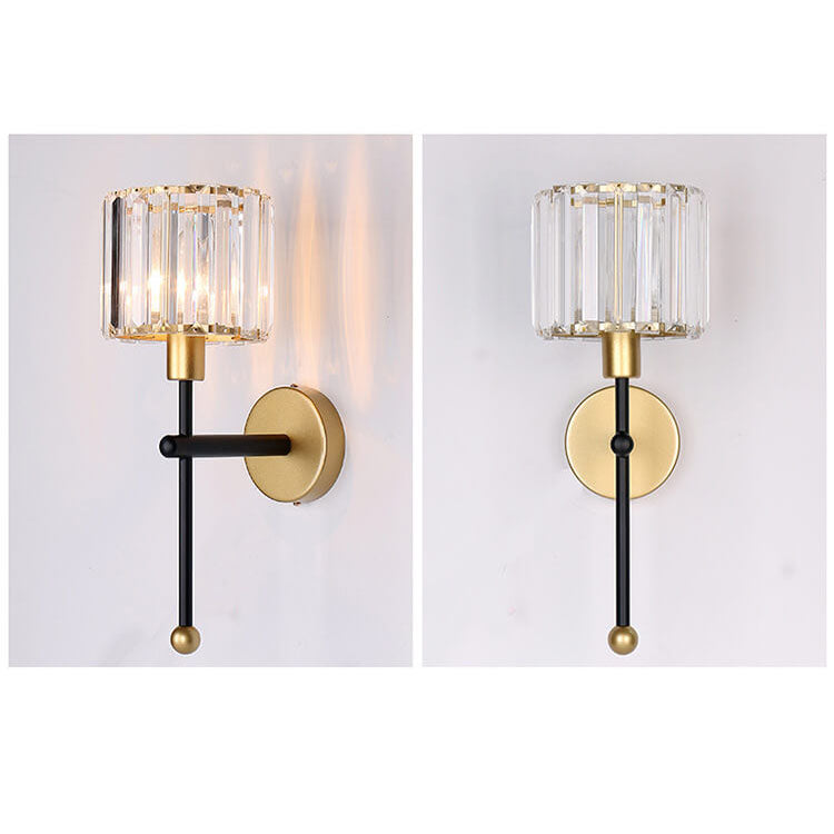 Taavita Light Luxury Crystal Bird Wall Lamp 1-Light Wall Lamp