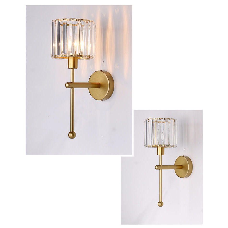 Taavita Light Luxury Crystal Bird Wall Lamp 1-Light Wall Lamp