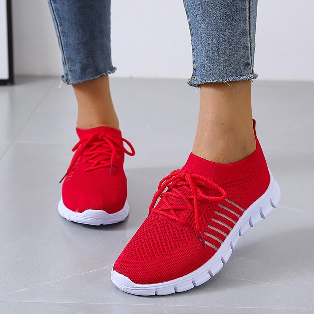Orthopedic Shoes for Women | Breathable Mesh Knit with Shock-Absorbing Gel Sole | 1.57 Inch Heel Height | Lightweight Comfort and Stability