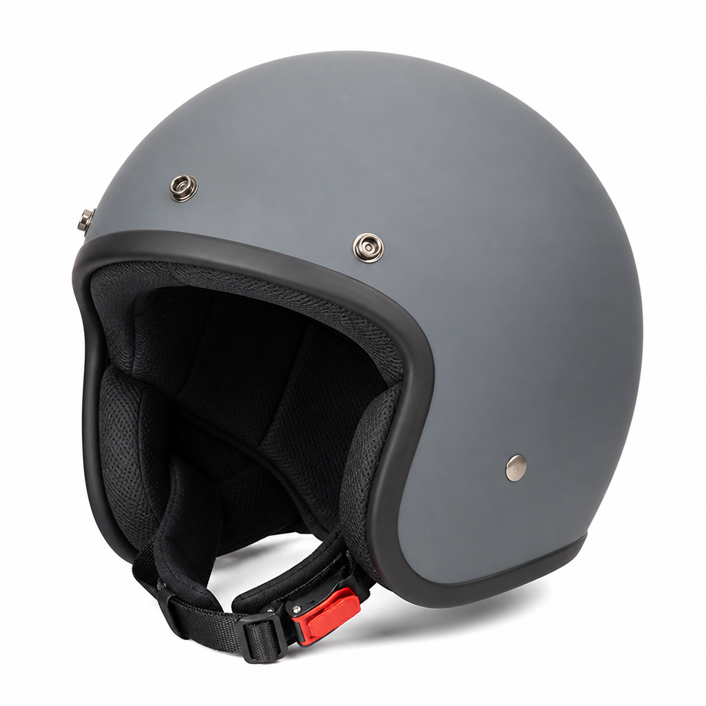 Lightweight ABS Open-Face Motorcycle Helmet