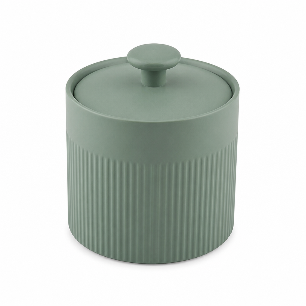 Decorative Kitchen Canister — 6.7×7.9 in