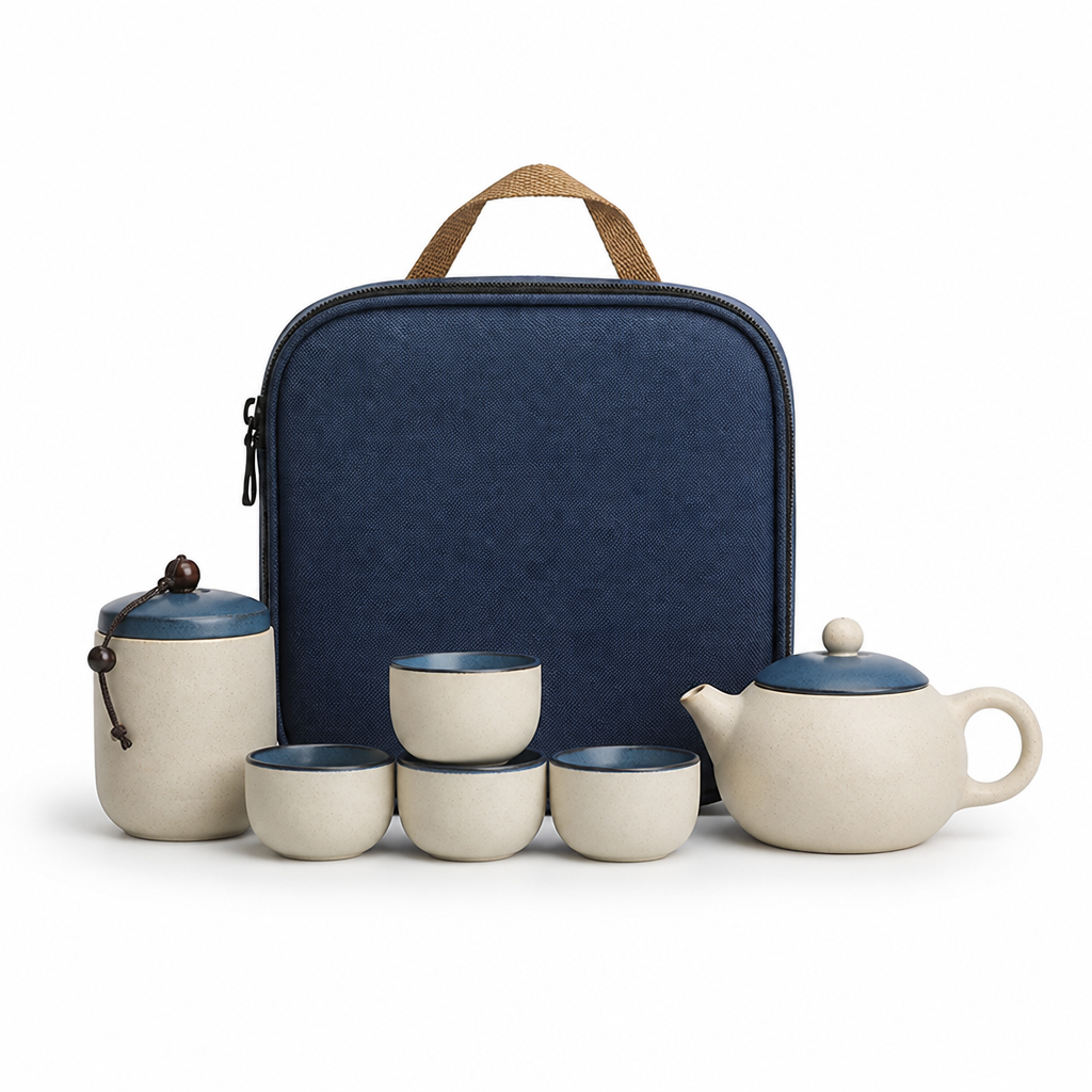 Portable Ceramic Teapot Set