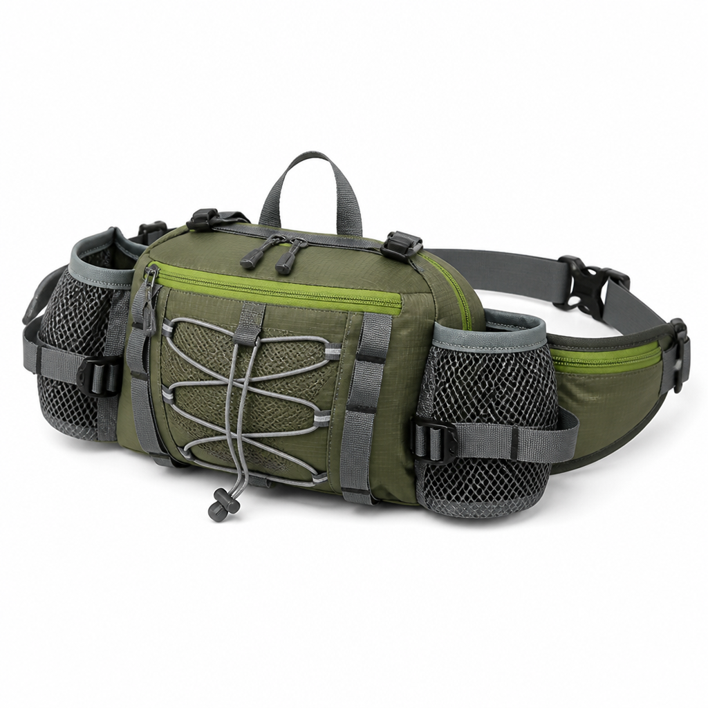 Waterproof Hiking Waist Pack with Adjustable Belt