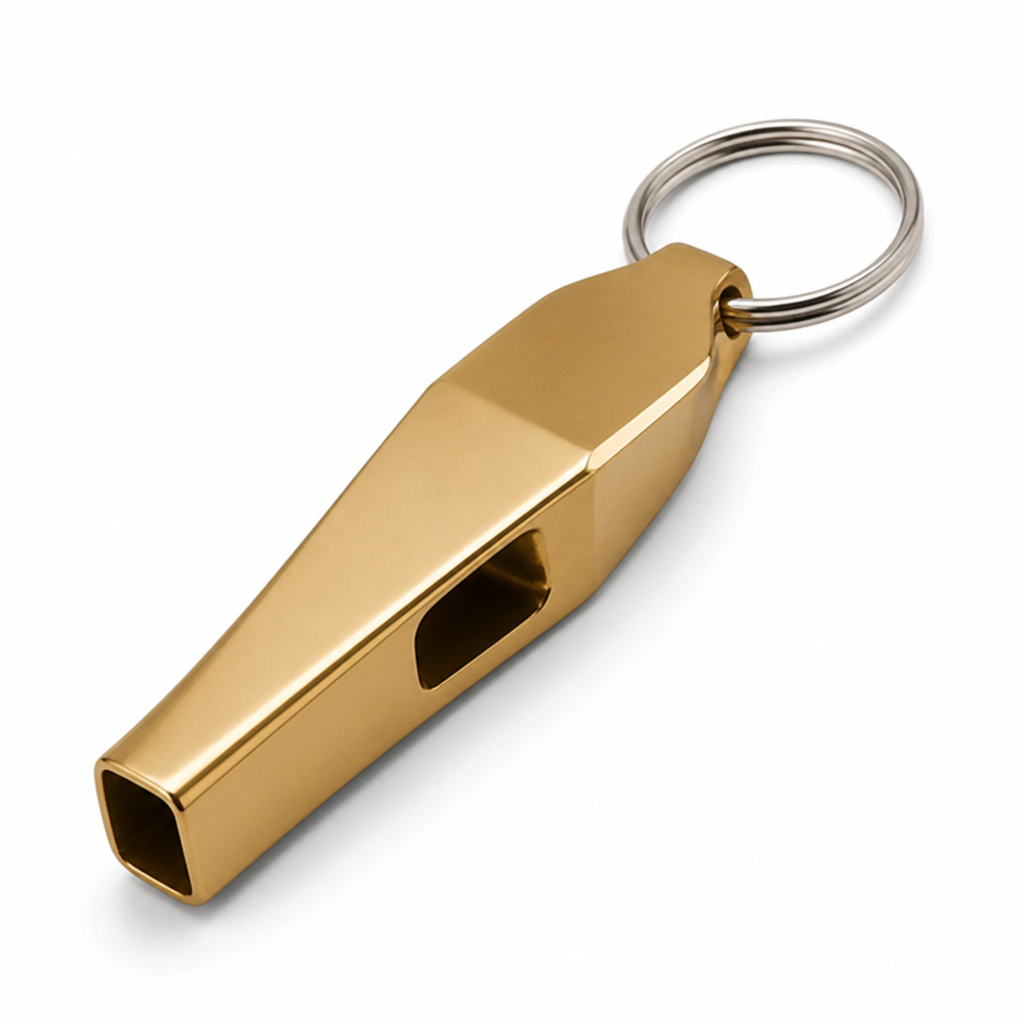 Lightweight Titanium Outdoor Safety Whistle