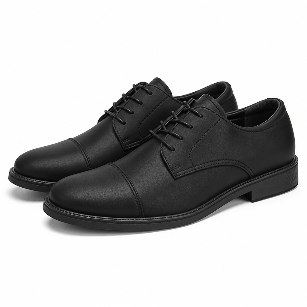 Men's Derby Shoes — Suede Upper, Cushioned Sole
