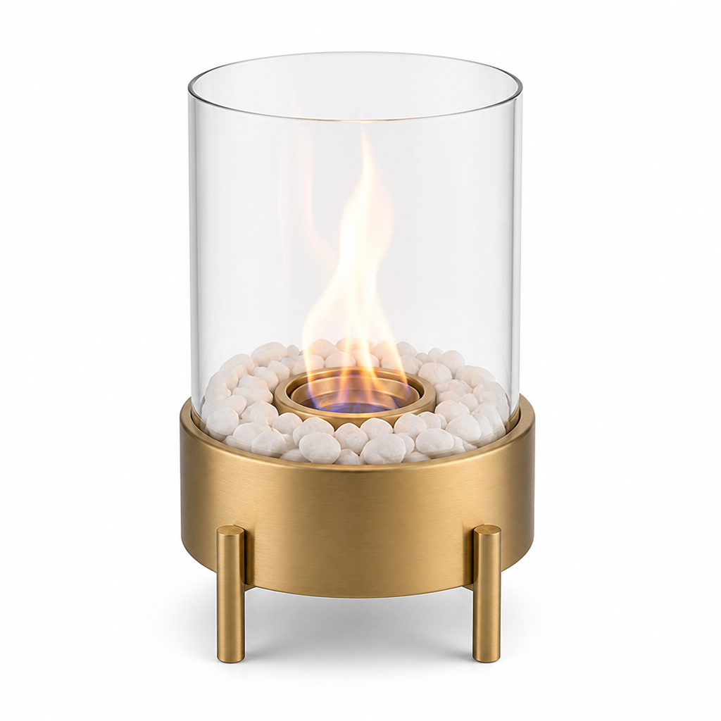 Refillable Glass Oil Lamp