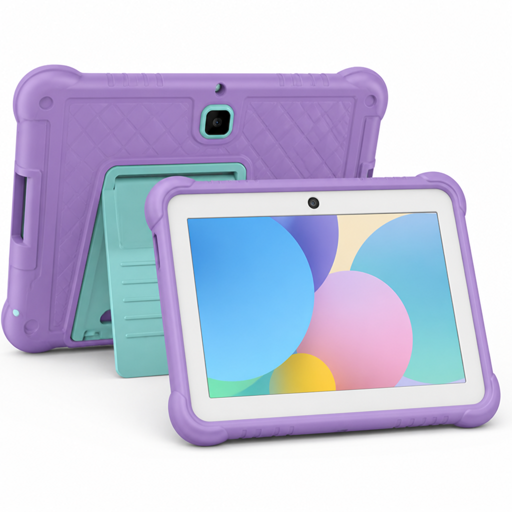 Kids Tablet — 4GB RAM, 64GB Storage, Shockproof Case