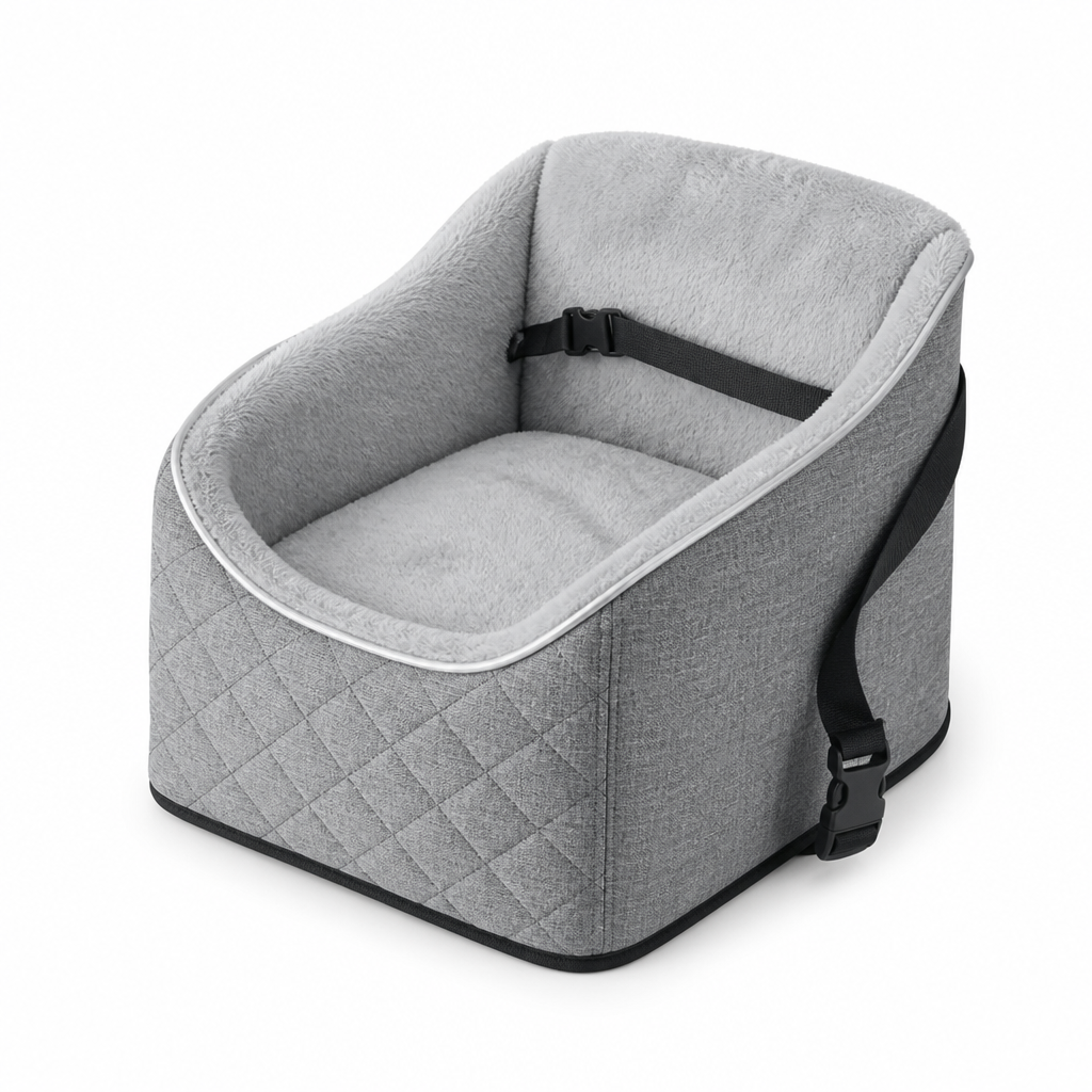 Travel Pet Booster Seat with Plush Cushion