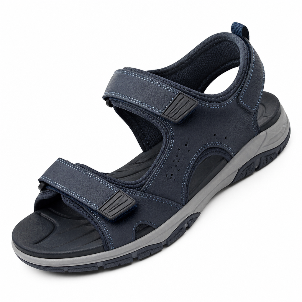 Men's Adjustable Sandals with Buckles