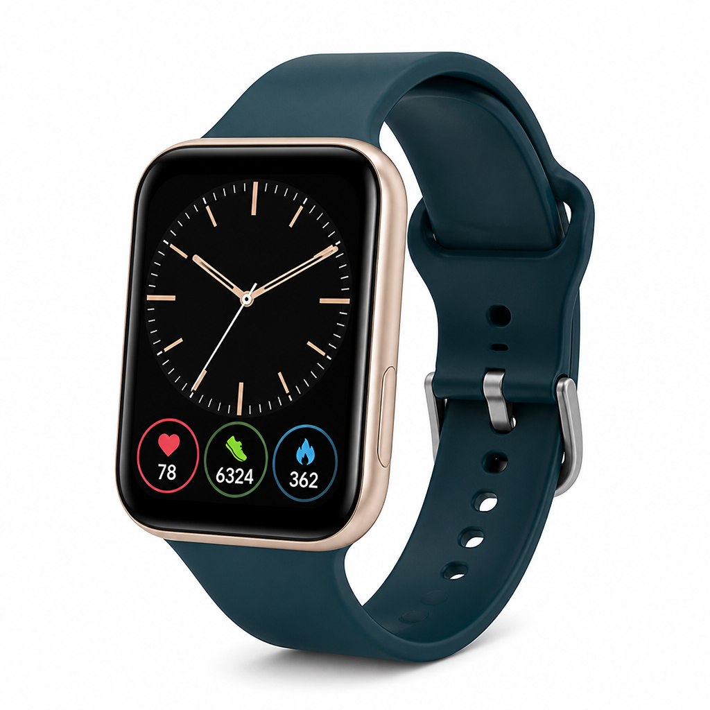 AMOLED Smartwatch with Health Tracking — Waterproof