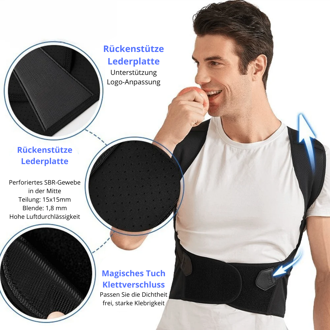 Posture Corrector Brace | Cross-Back Strap Design | Spinal Support & Waist Shaping | Comfortable Fit