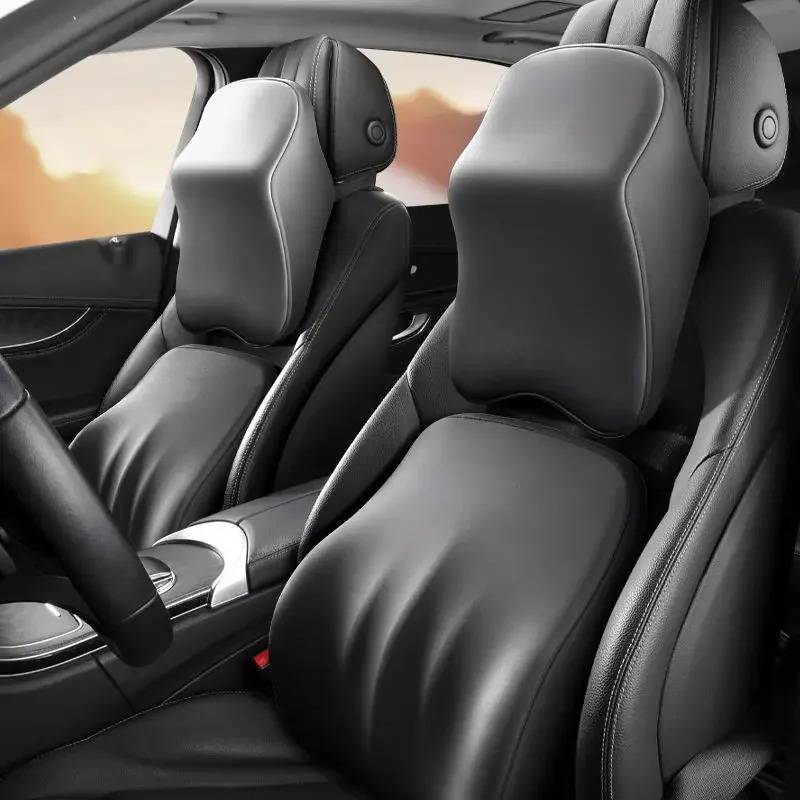 Back Support Cushion for Car – Lumbar Comfort Pillow