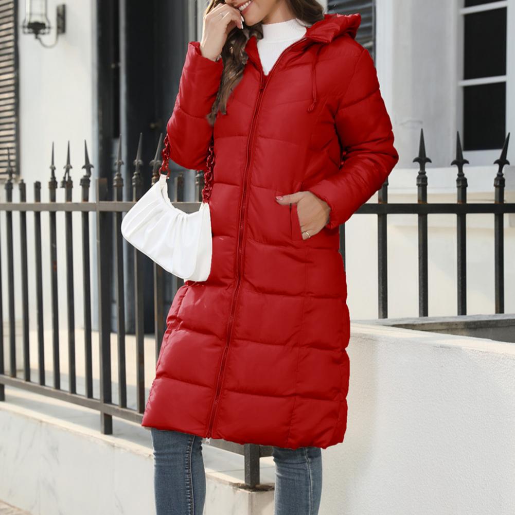 Women’s Long Hooded Puffer Coat | Waterproof & Windproof | Premium Warmth & Soft Fabric | Fashionable Design