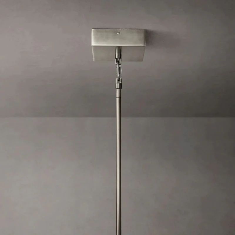 Avencea — Midcentury Modern Cast Glass Pendant Light with Dimmable Warm Glow
