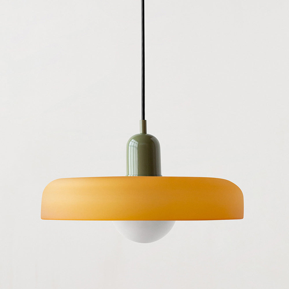 Pendant Lamp | Bauhaus Stained Glass Design | Glass Material | Adjustable Suspension