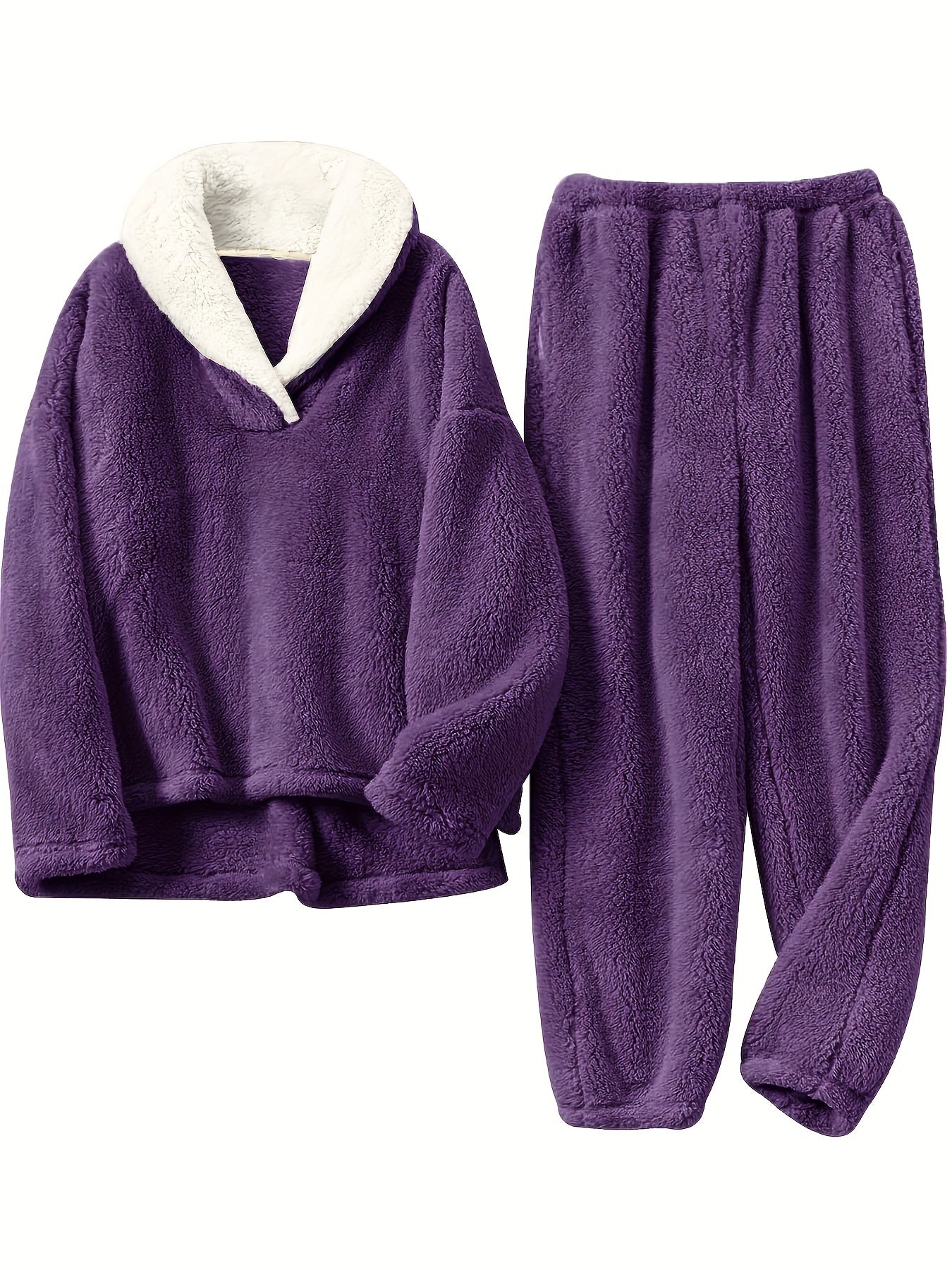 Thermal Pajama Set | Soft & Warm | Cozy Fall Winter Comfort | Polyester