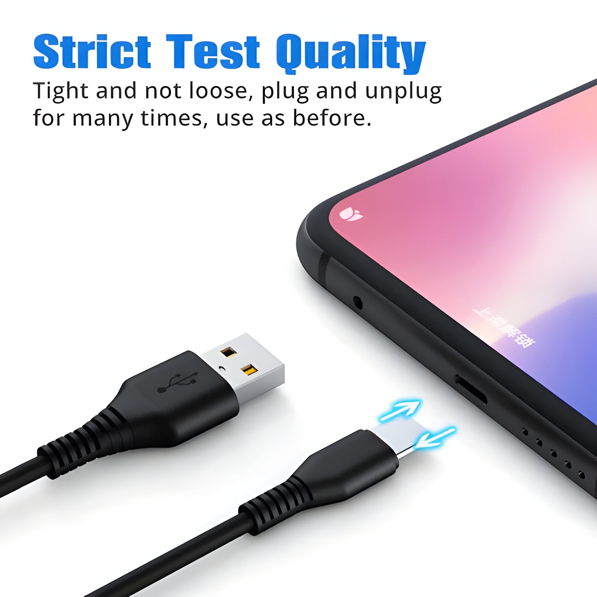 Multi-Port USB Charging Cable - 2-in-1 Design