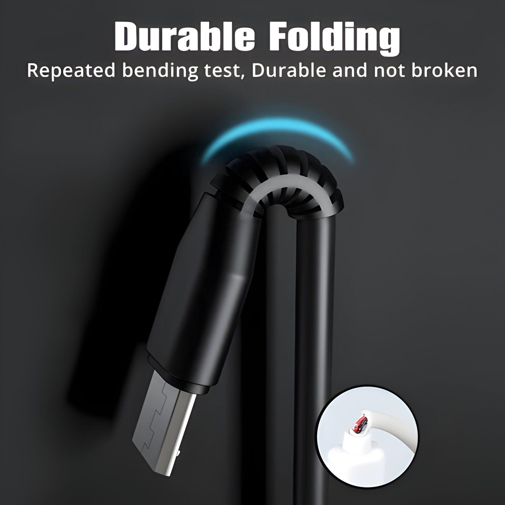 Multi-Port USB Charging Cable - 2-in-1 Design