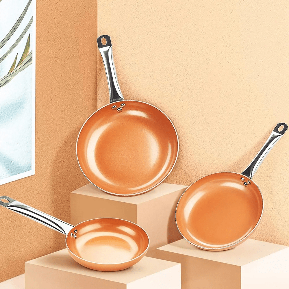 Chef's Choice Nonstick Copper Pan for Perfect Cooking