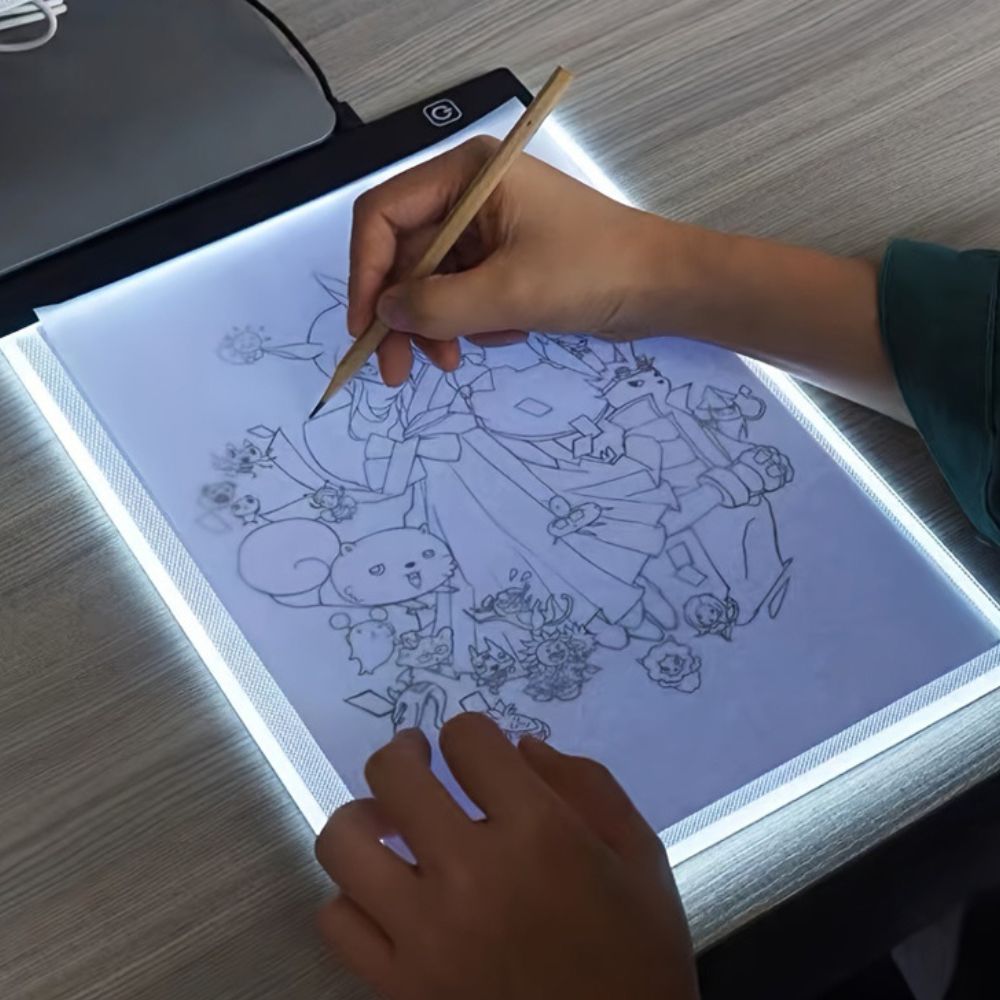 Ultra-Slim LED Tracing and Sketching Tablet in A4 A5 Sizes