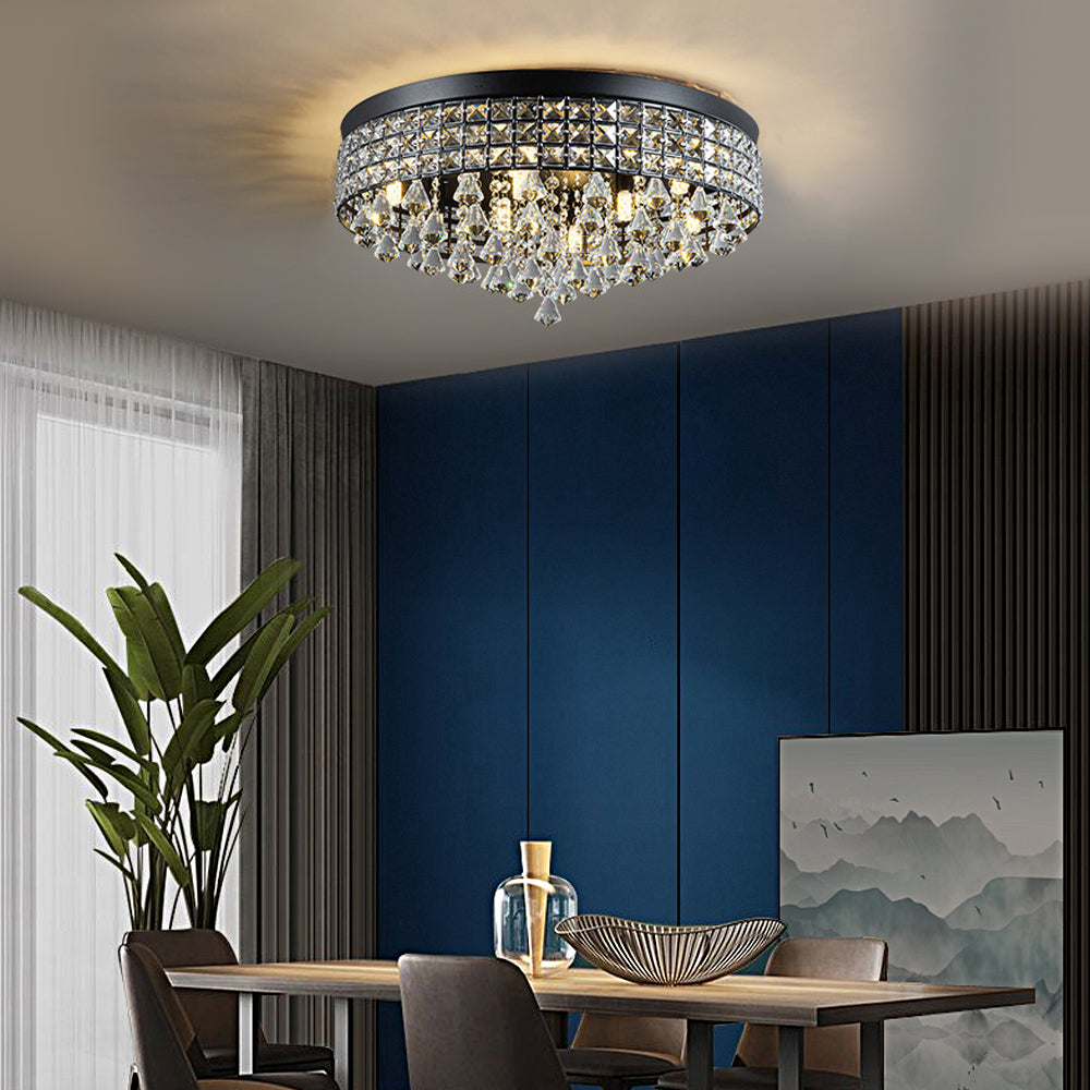 19'' Round Taavita Pendants LED Ceiling Lights Fixture - Elegant Ceiling Lamp