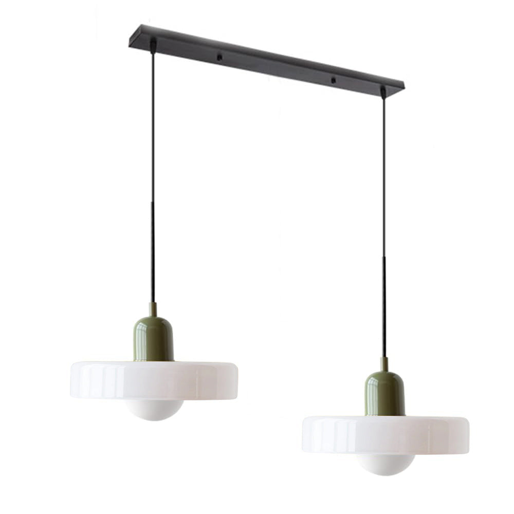 2 Heads Taavita Modern Glass Pendant Light - Elegant and Versatile Design