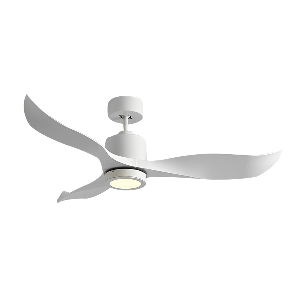 3 Blades Intelligent Mute Ceiling Fan Lamp with Remote LED Taavita Design
