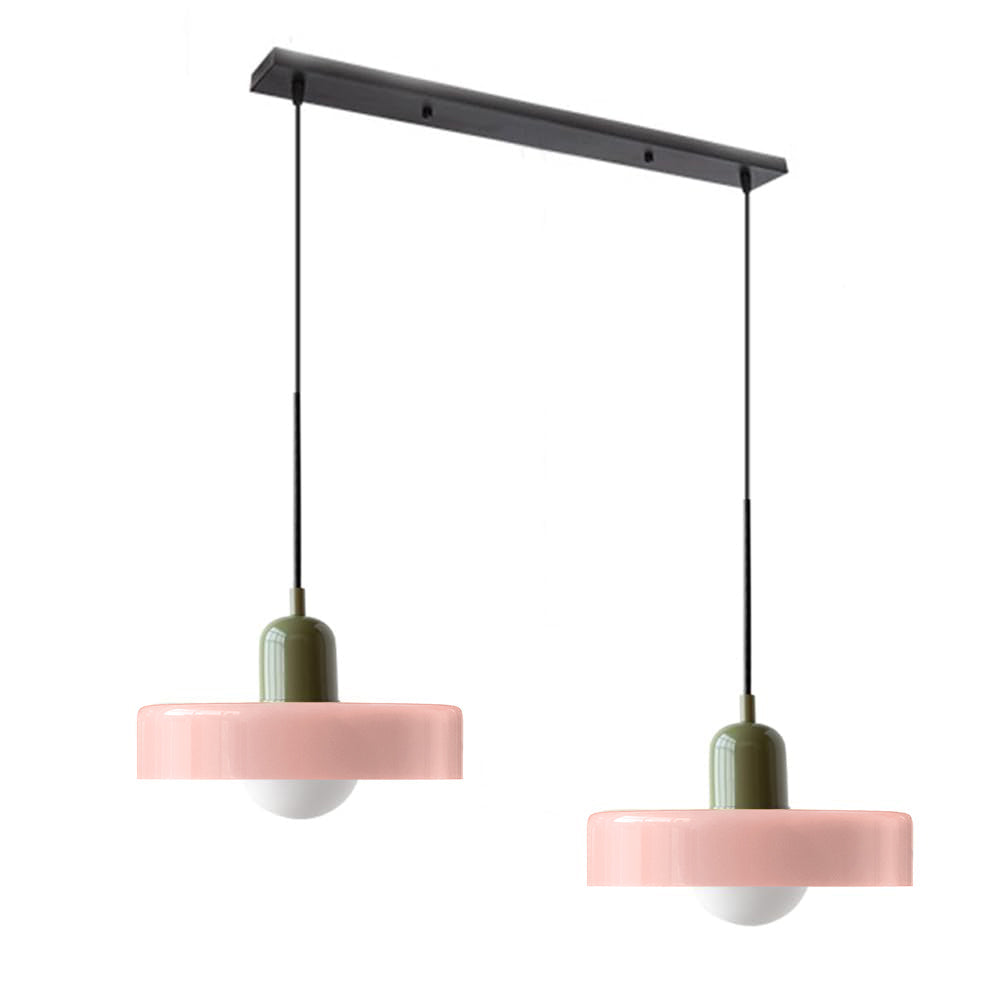 2 Heads Taavita Modern Glass Pendant Light - Elegant and Versatile Design