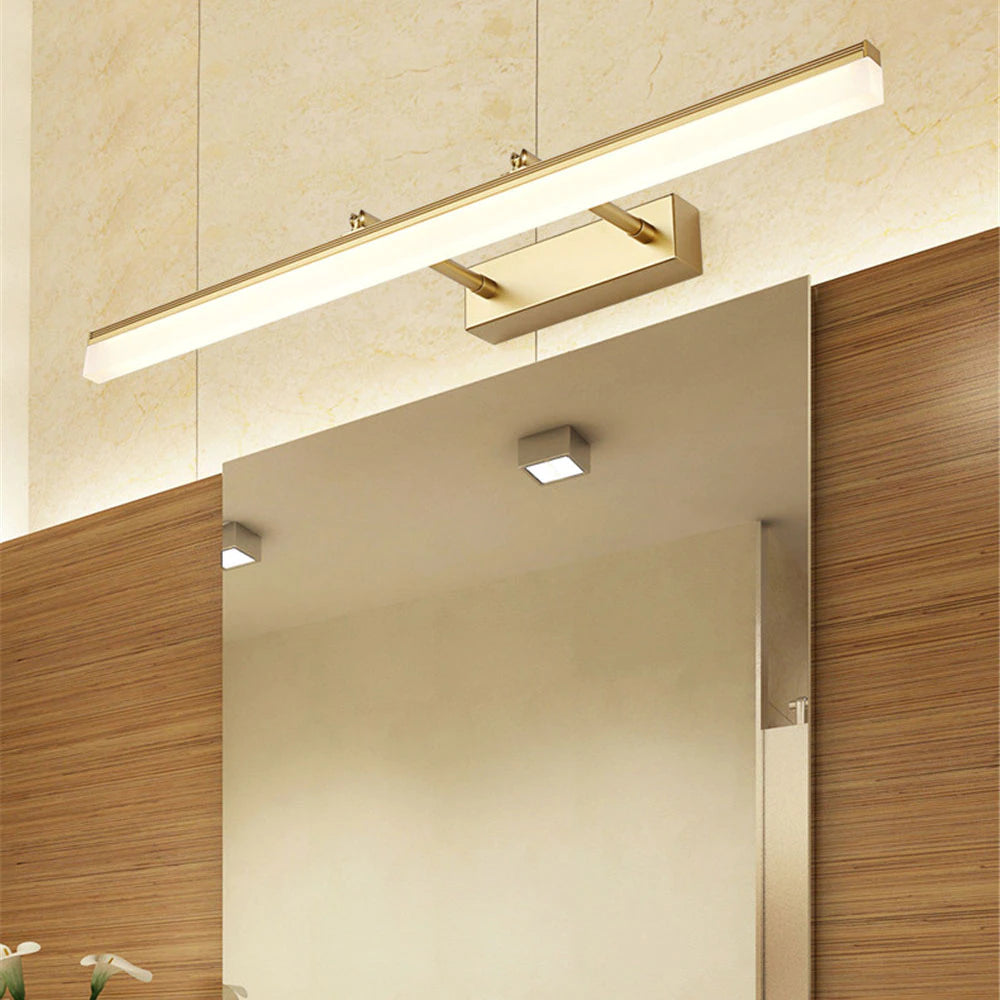 HaldenLux — LED Bathroom Wall Light with Sleek Mirror Design