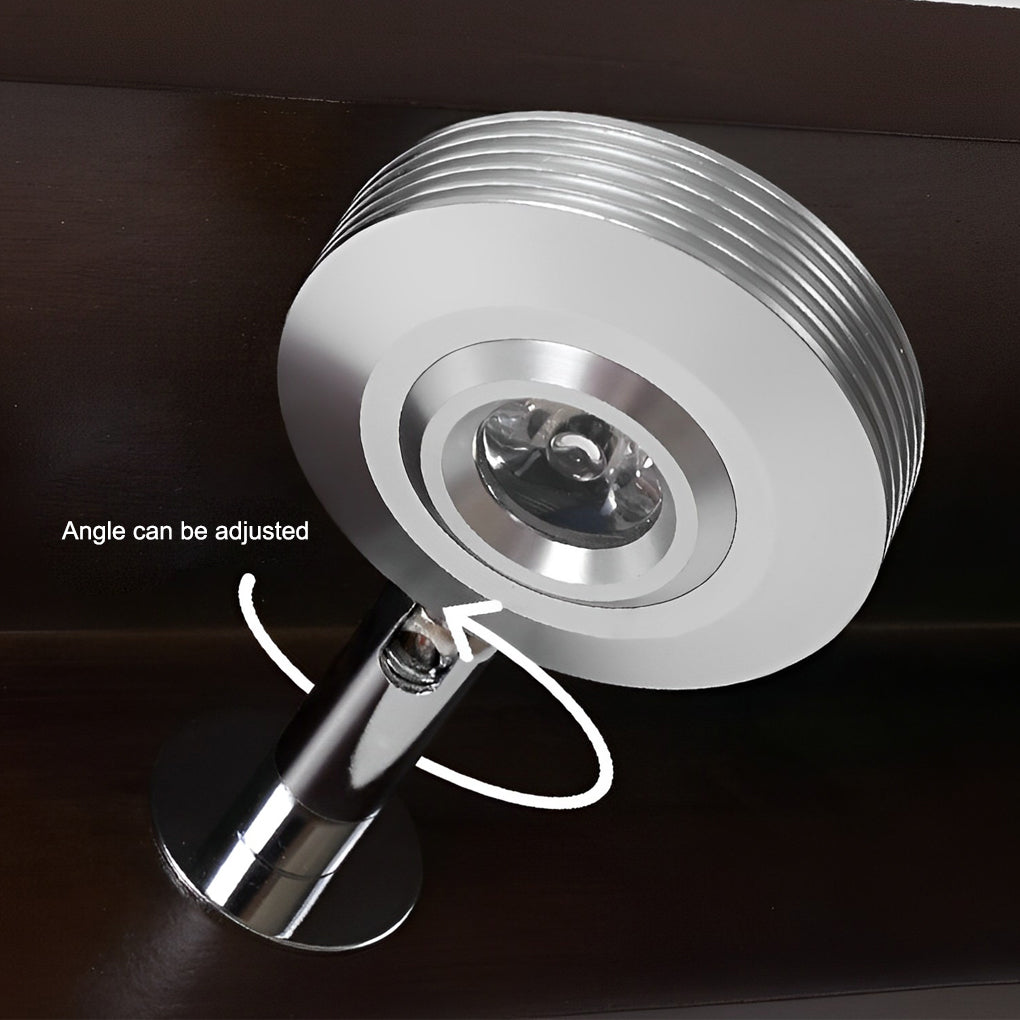 2/3 Light Wood Adjustable Spotlights LED Bathroom Vanity Light Mirror Bath Bar