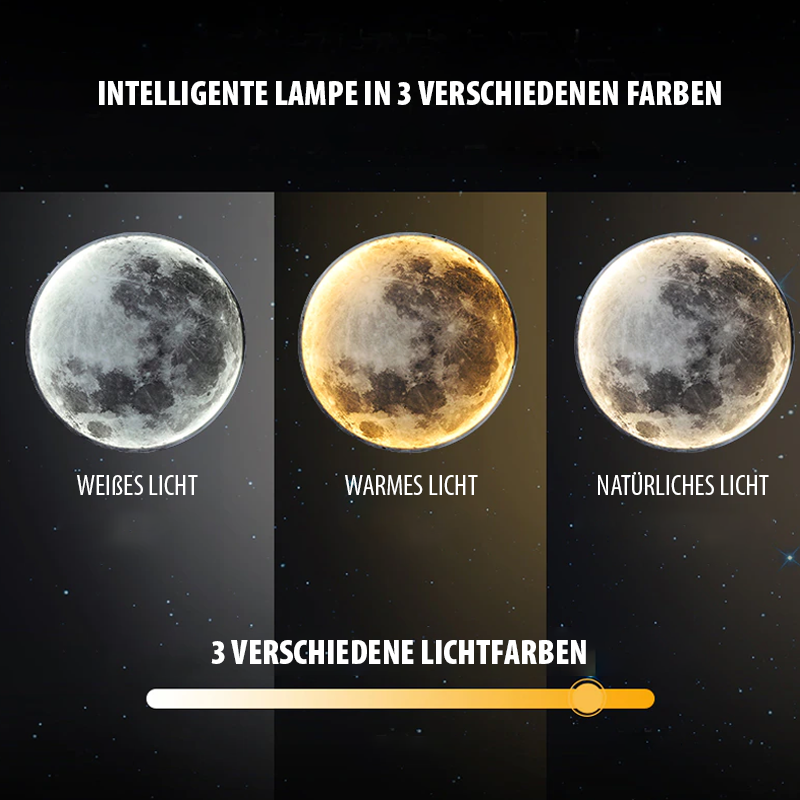 Lunero — Realistic Moon Lamp with Adjustable Ambient Light