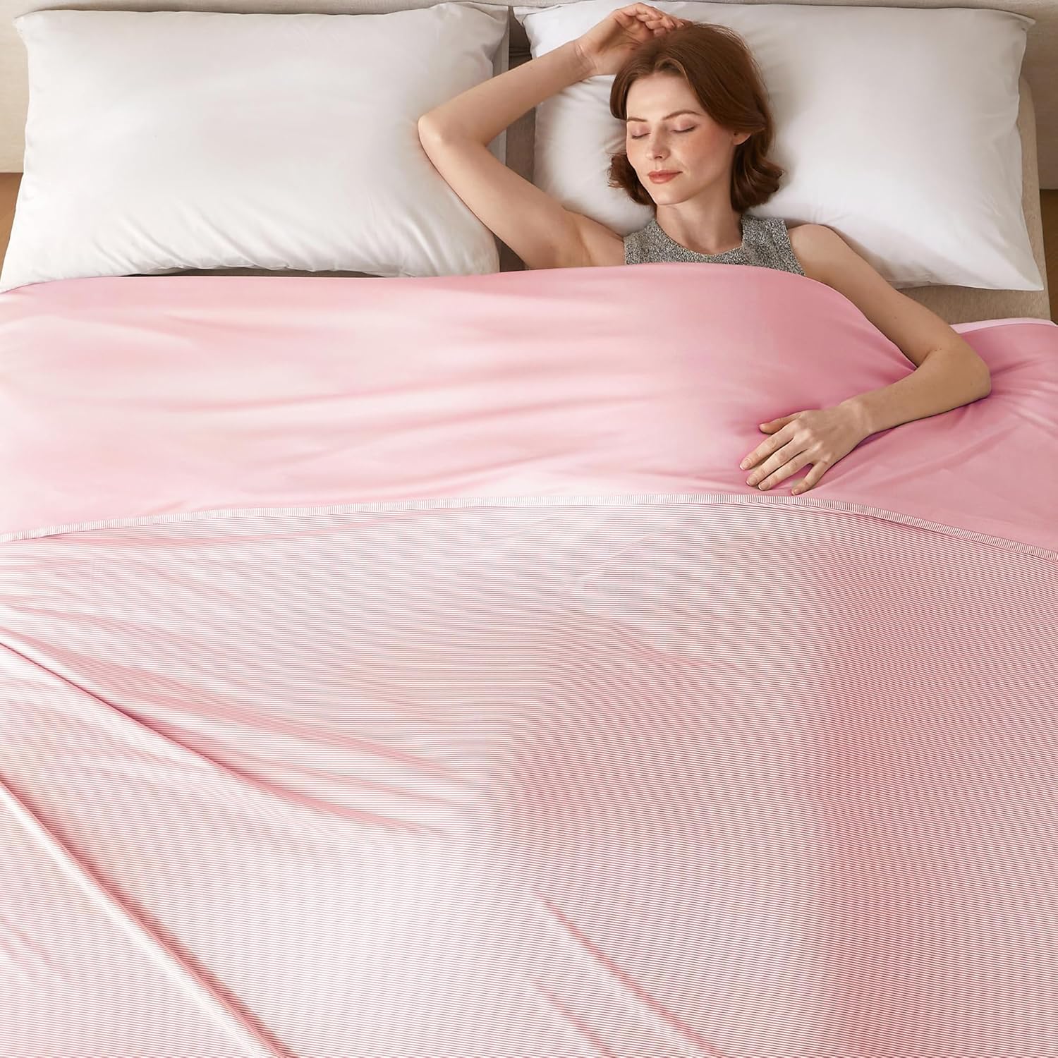 Breathable Cooling Blanket for Hot Sleepers – Lightweight Summer Throw